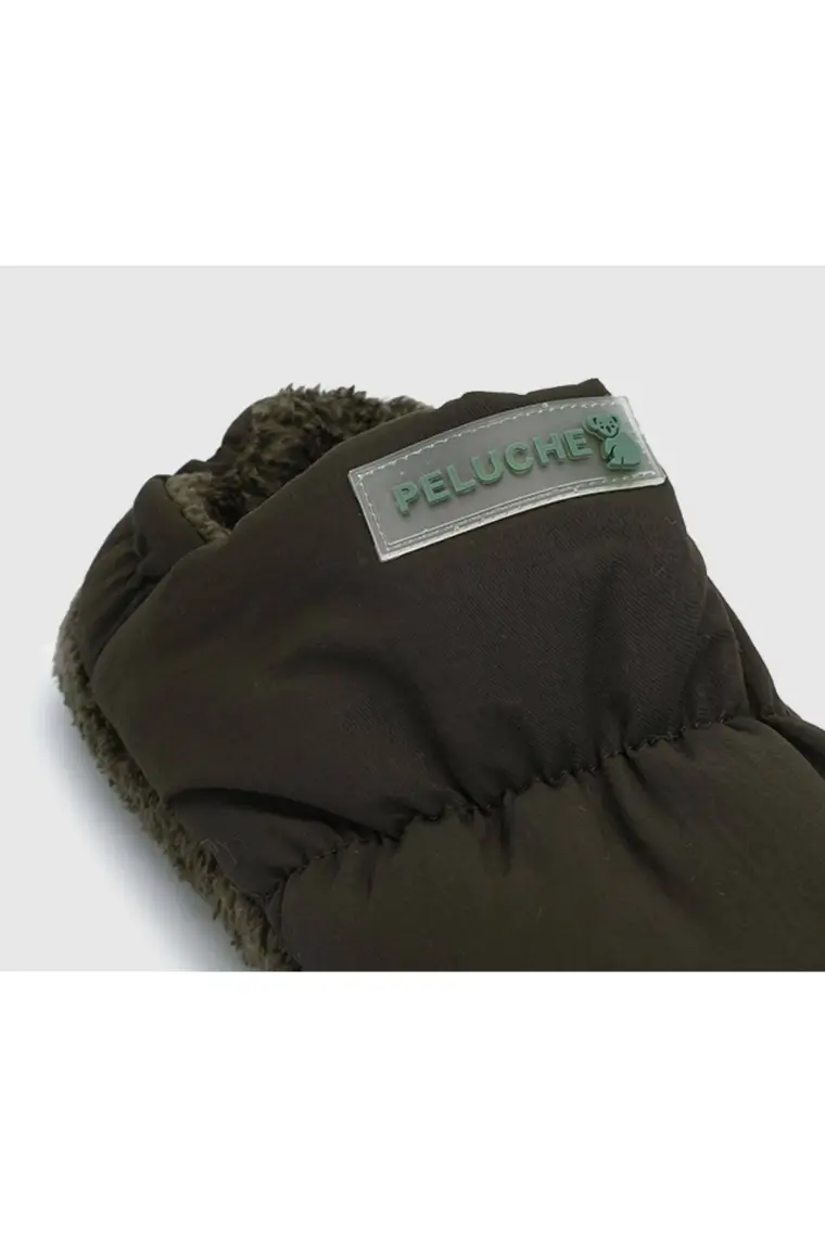Peluche Khaki Parachute Men Slipper Erkek Günlük Ev Pandufu Par-Ehı Haki