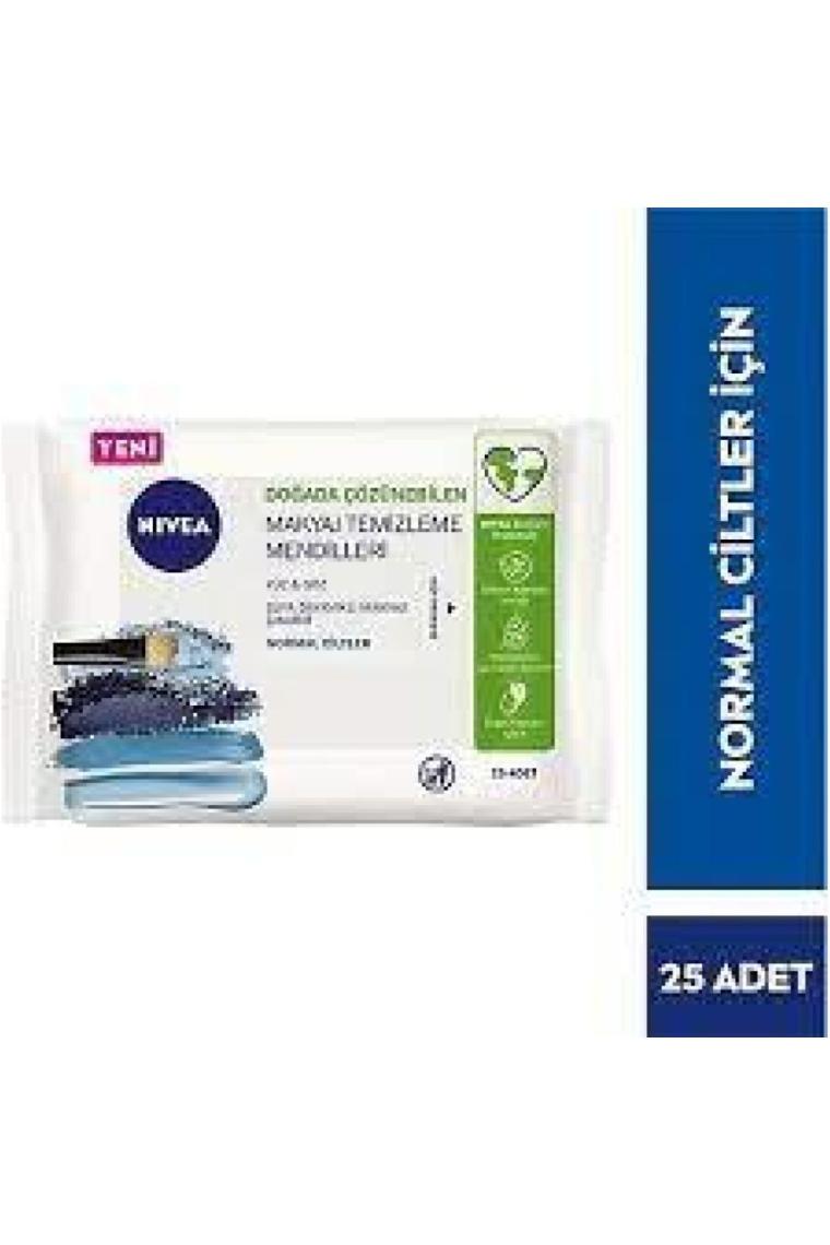 Makyaj Temizleme Mendili Normal Ciltler Için 25 Adet