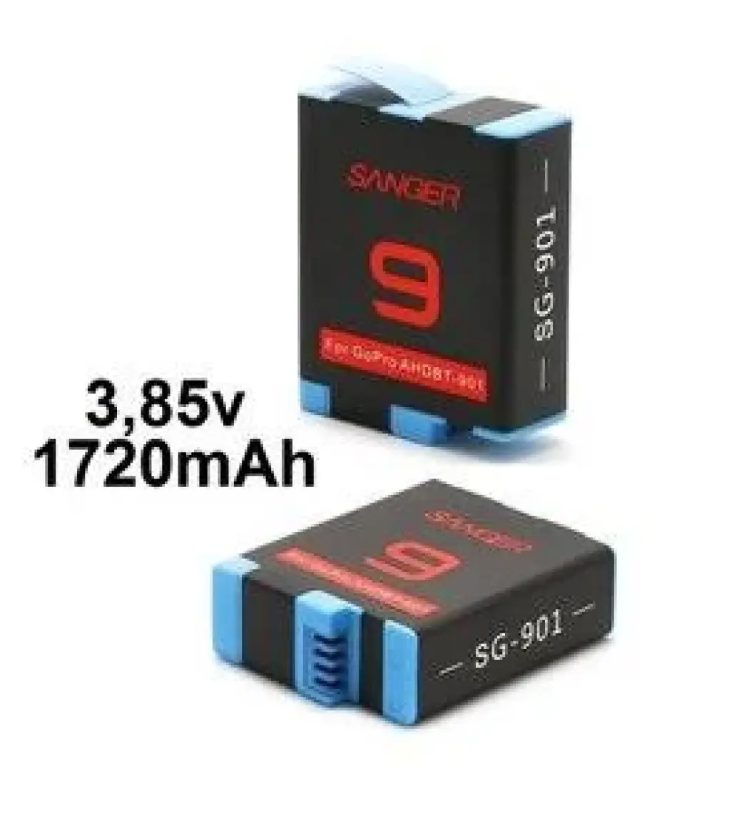Sanger AHDBT-901 Gopro Hero 9 Batarya