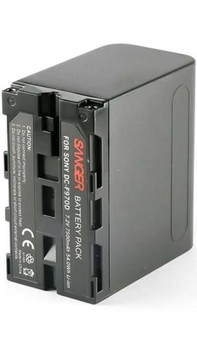 Sanger NP-F970M Led Işıklar İçin Batarya Şarj Girişli