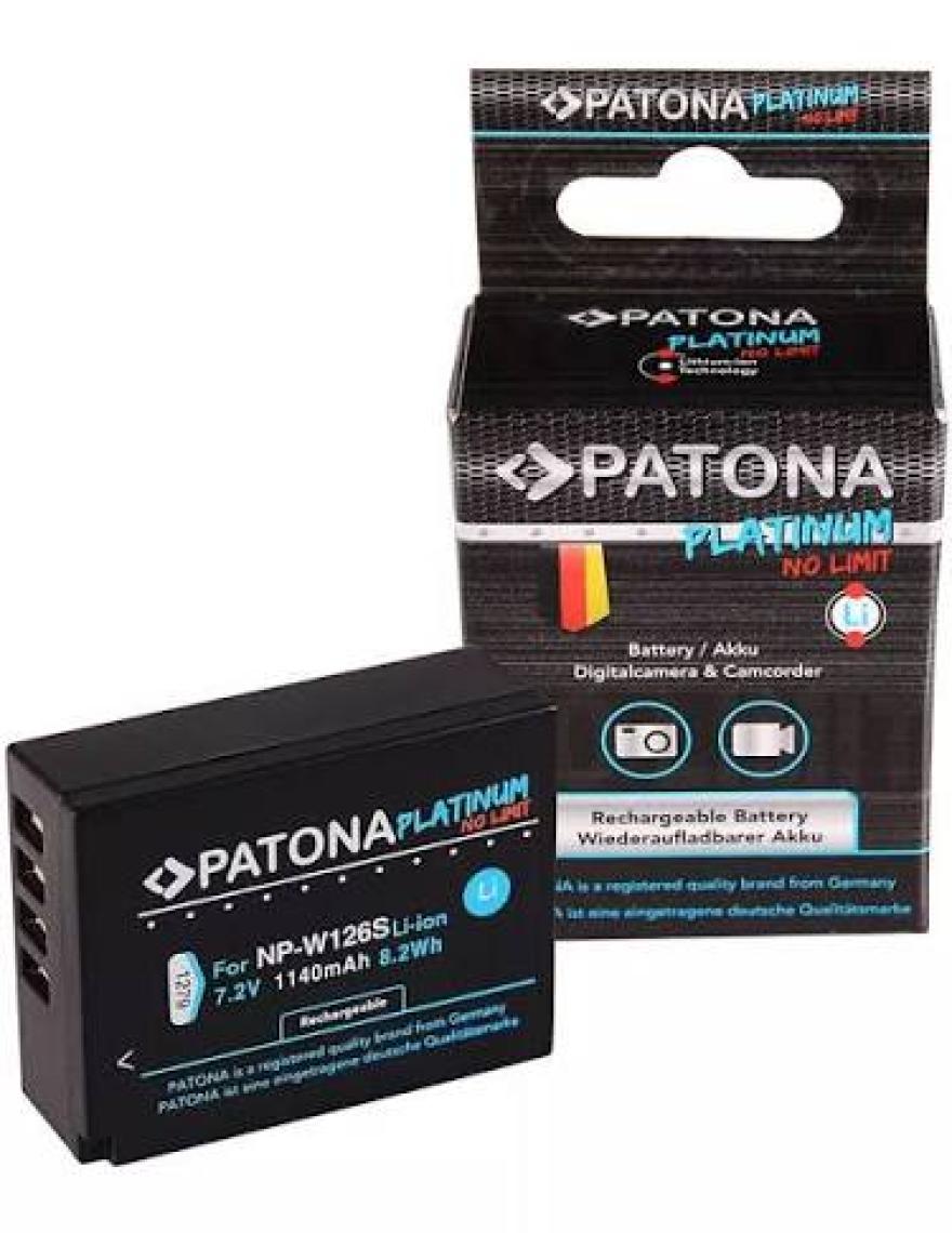 Patona Platinum Batarya ( Fujifilm NP-W126S Batarya Muadili )