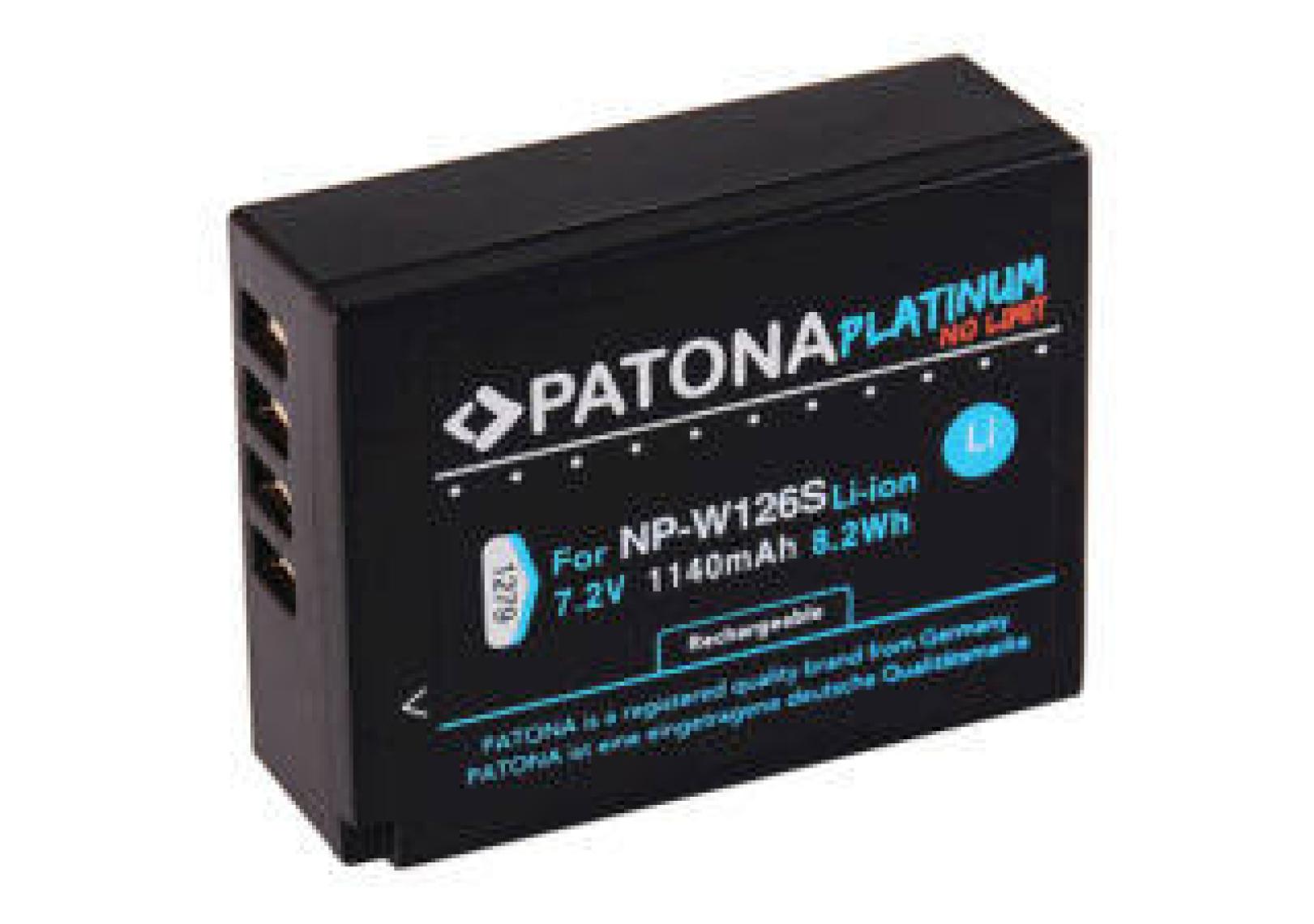 Patona Platinum Batarya ( Fujifilm NP-W126S Batarya Muadili )
