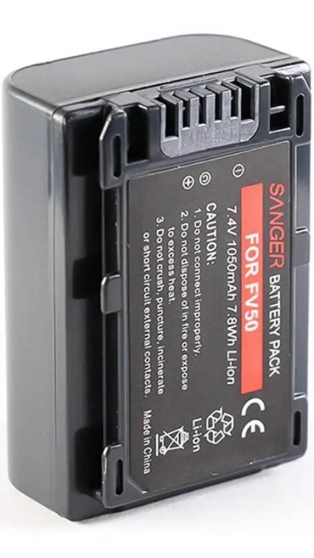 Sanger Np-Fv50 Batarya, Sony Fv50 Kamera Bataryası, Sony Np-Fv50 Kamera bataryası