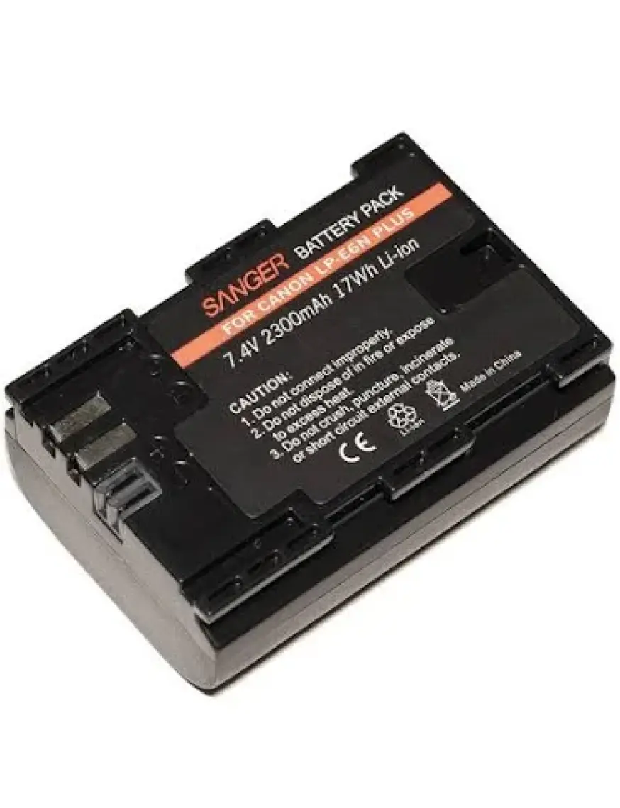 Sanger LP-E6N Plus Canon Fotoğraf Makinesi Batarya