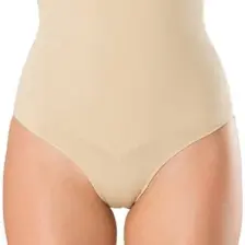 TECHNO 8Q Yüksek Bel Göğüs Altı Silikonlu Underbust Alt Karın Göbek Toparlayıcı Inceltici Kadın Slip Korse
