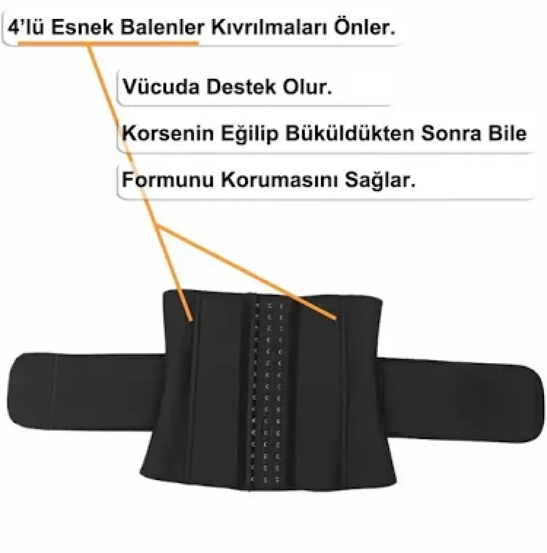 Beddo Beddo™ Sıkılaştırıcı Bel Korsesi