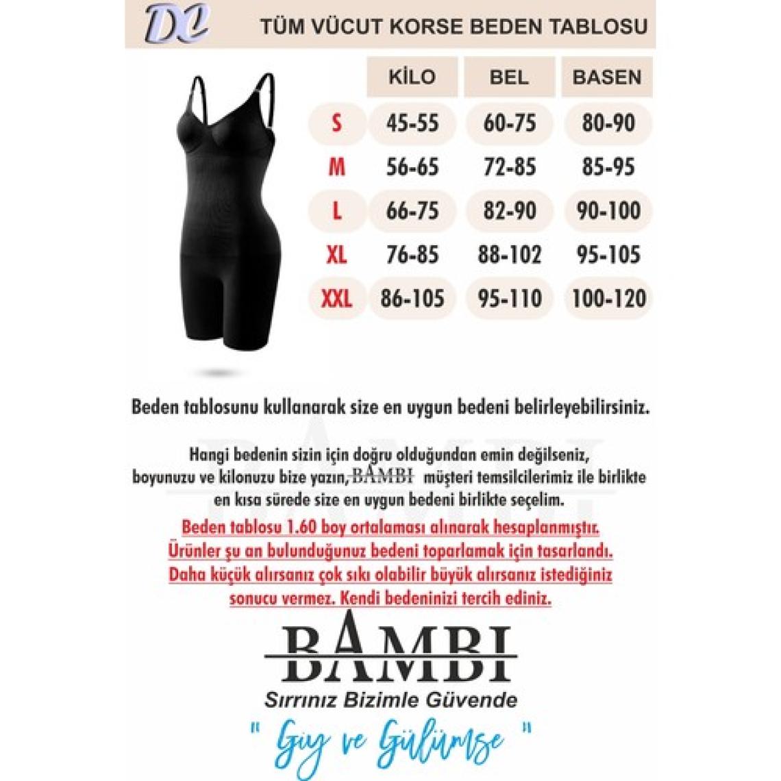 DC Tam Boy Toparlayıcı Tüm Vücut Korsesi