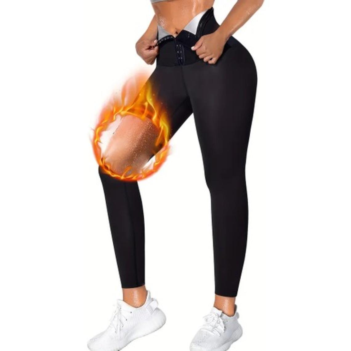 Mistirik Sauna-Tayt Model Iki Beden Incelten Vücut Şekillendiren Zayıflatan Yağ Yakmaya Yardımcı Beli Agraflı Korseli Tayt