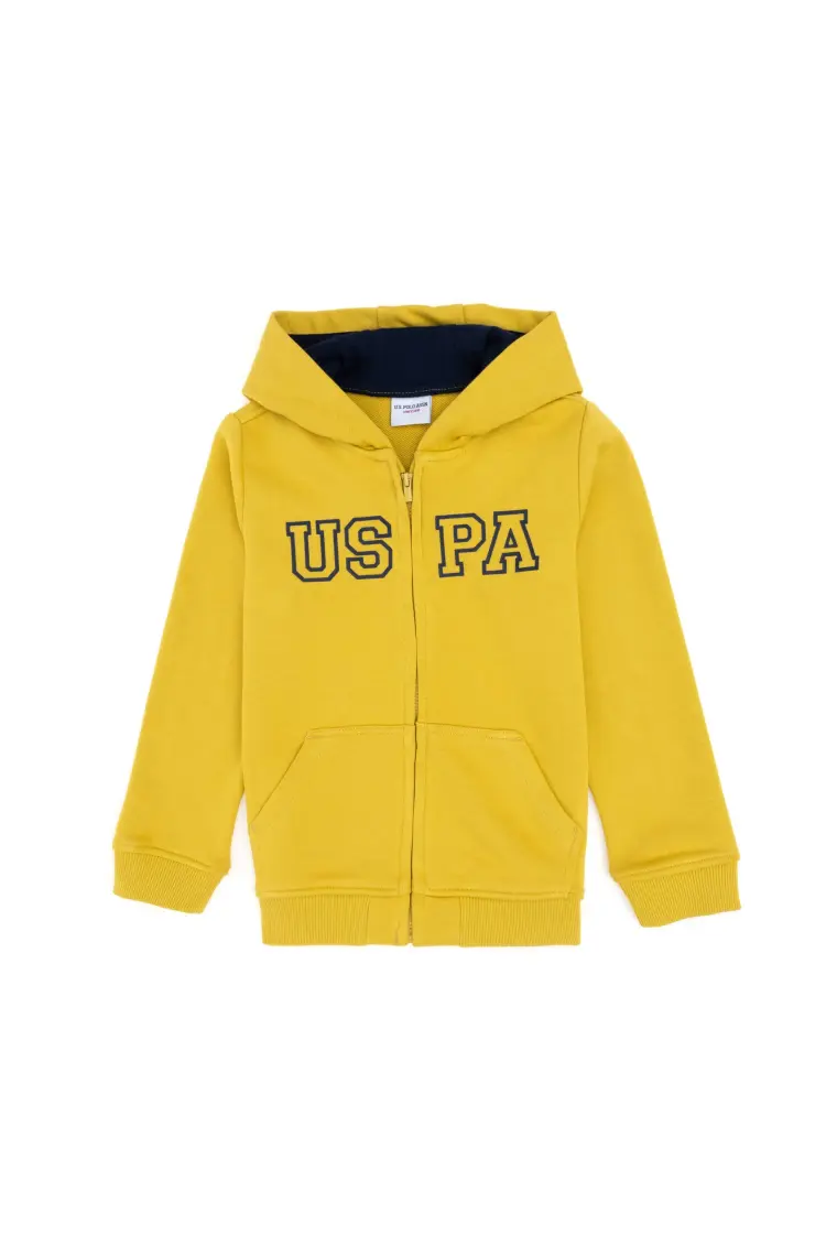 U.S. Polo Assn. Erkek Çocuk Koyu Sarı Hırka (Örme) 50293472-VR094