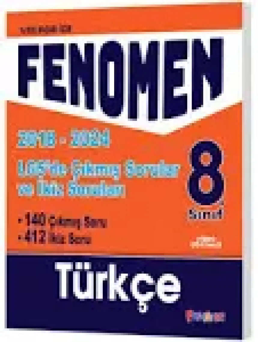 Fenomen Yayınları LGS Türkçe Çıkmıs Sorular ve İkiz Soruları 2018 - 2023