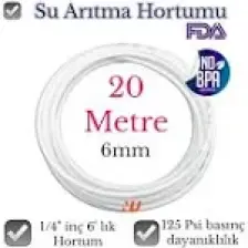 Nefa Su Arıtma Hortumu 1/4 Inç 6 mm 20 Metre