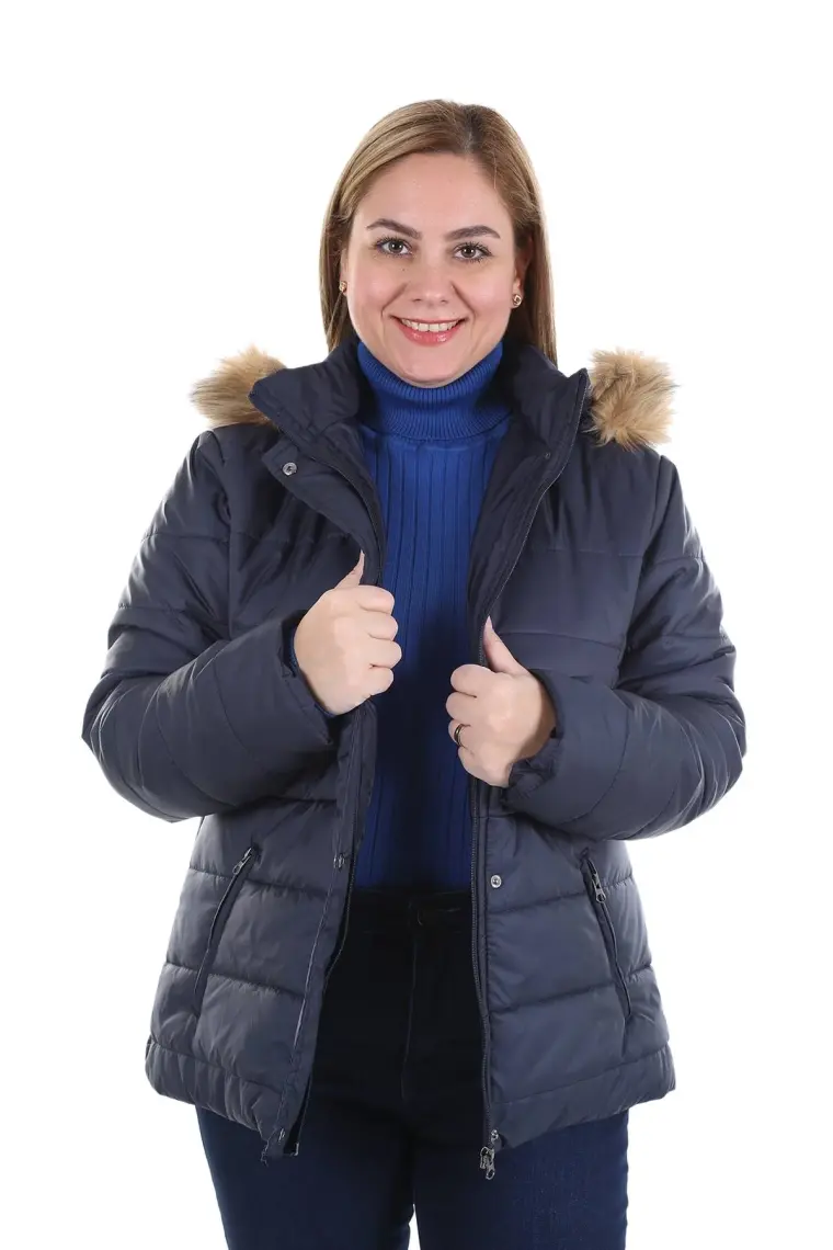 Brendon Kadın Büyük Beden Mont 527 Lacivert/navy 20W53000527