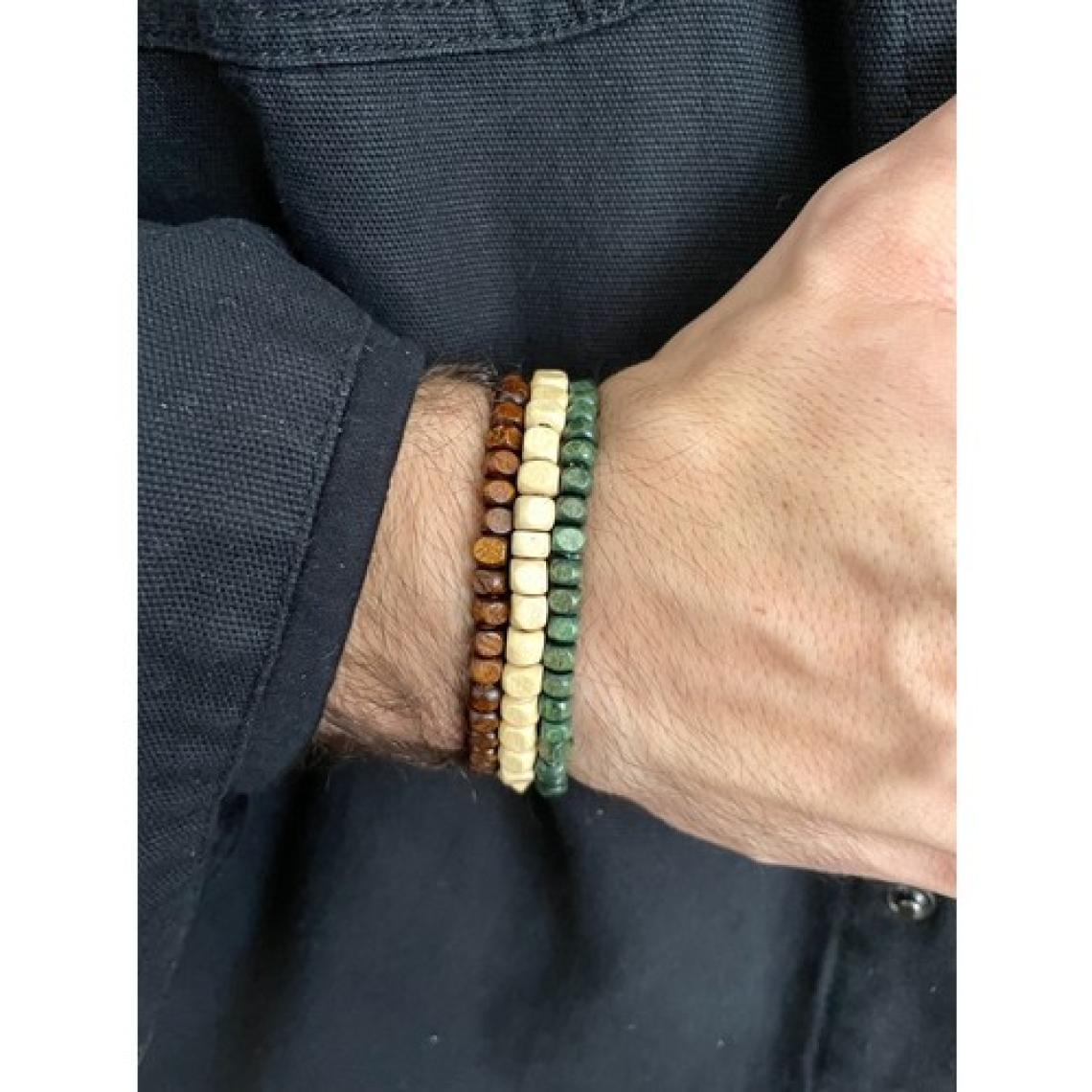Padore Accessory Unisex Çok Şık 3 Adet Ahşap Bileklik