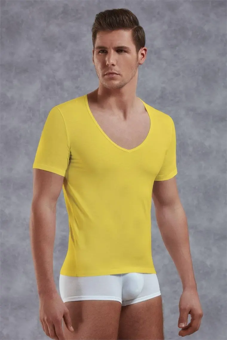 Doreanse Sarı Erkek T-Shirt 2820