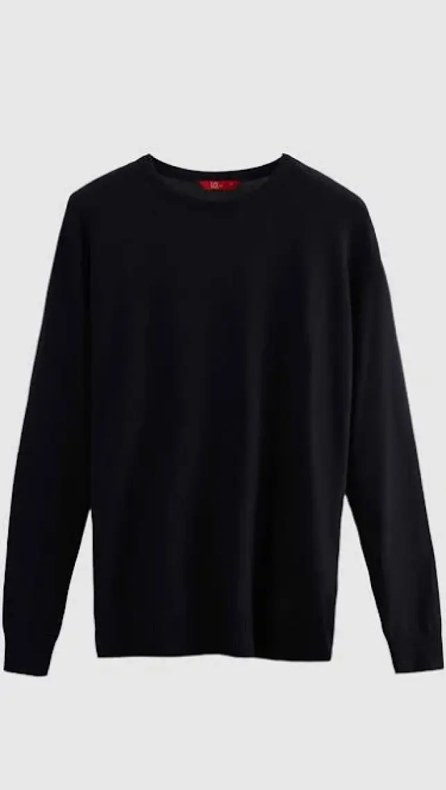 Regular Fit Lacivert Pamuk Karışımlı Triko Kazak 5HF06ORT12004