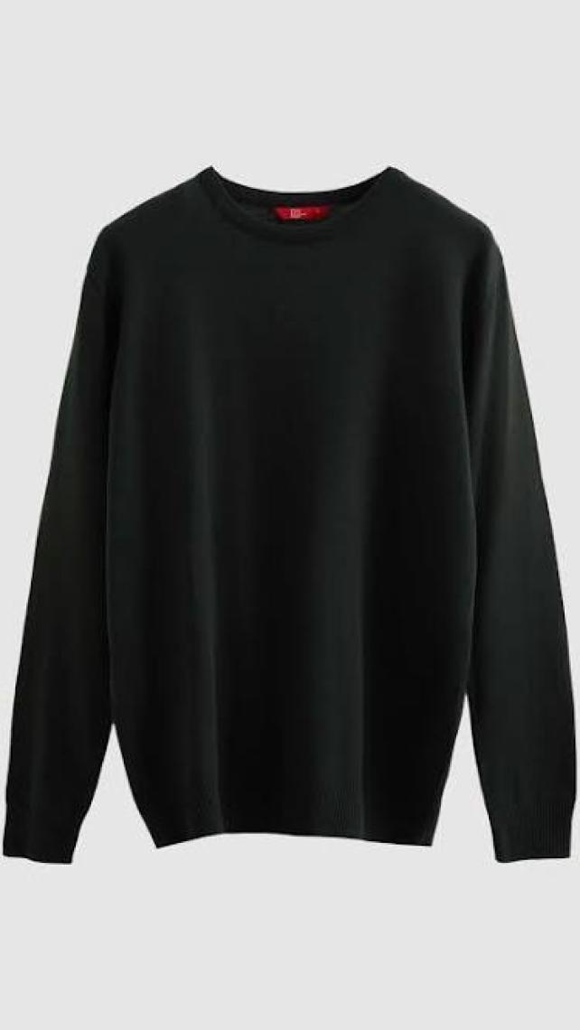 Regular Fit Haki Pamuk Karışımlı Triko Kazak 5HF06ORT12004