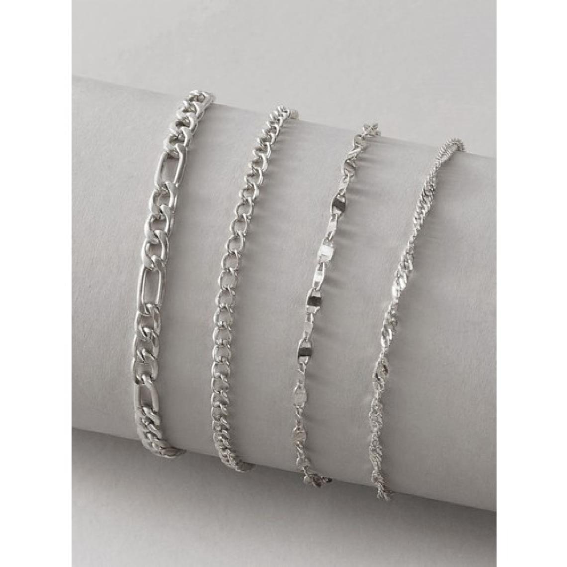 X-lady Accessories Gümüş Kaplama Kadın Kombin Bileklik