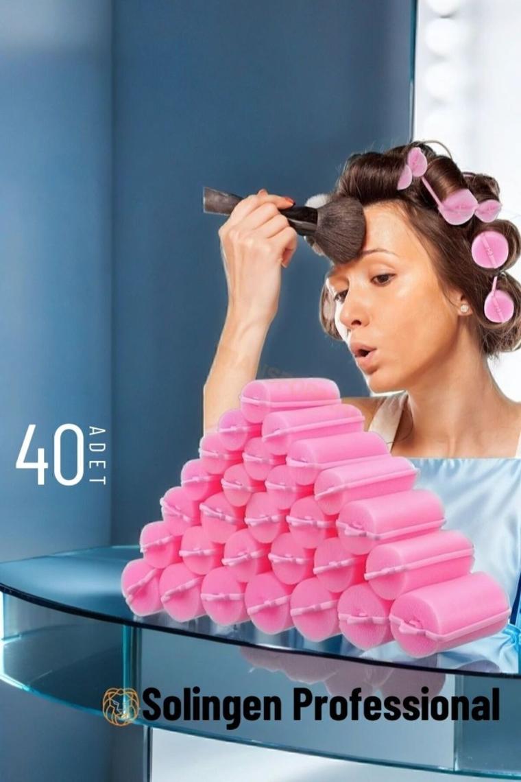 Shopzum Süngerli Gece Bigudisi 3 cm 40 Adet Solingen Professional 719759