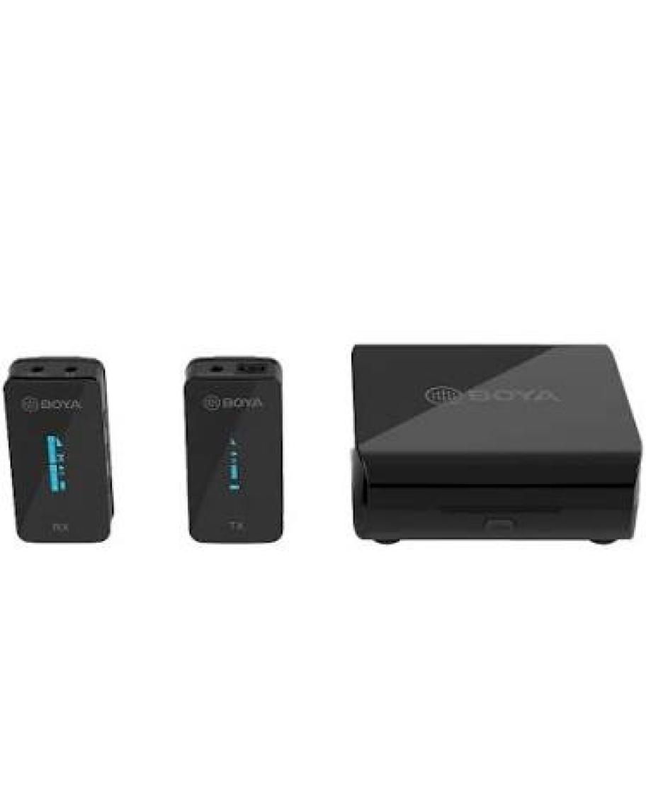Boya By-Xm6-K2 Ultra Kompakt Ikili Kablosuz Yaka Mikrofon Kiti