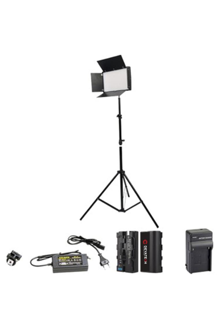 Deyatech Pro LED 800 Video Youtube Çekim Işığı Çift Bataryalı LED Aydınlatma Işık