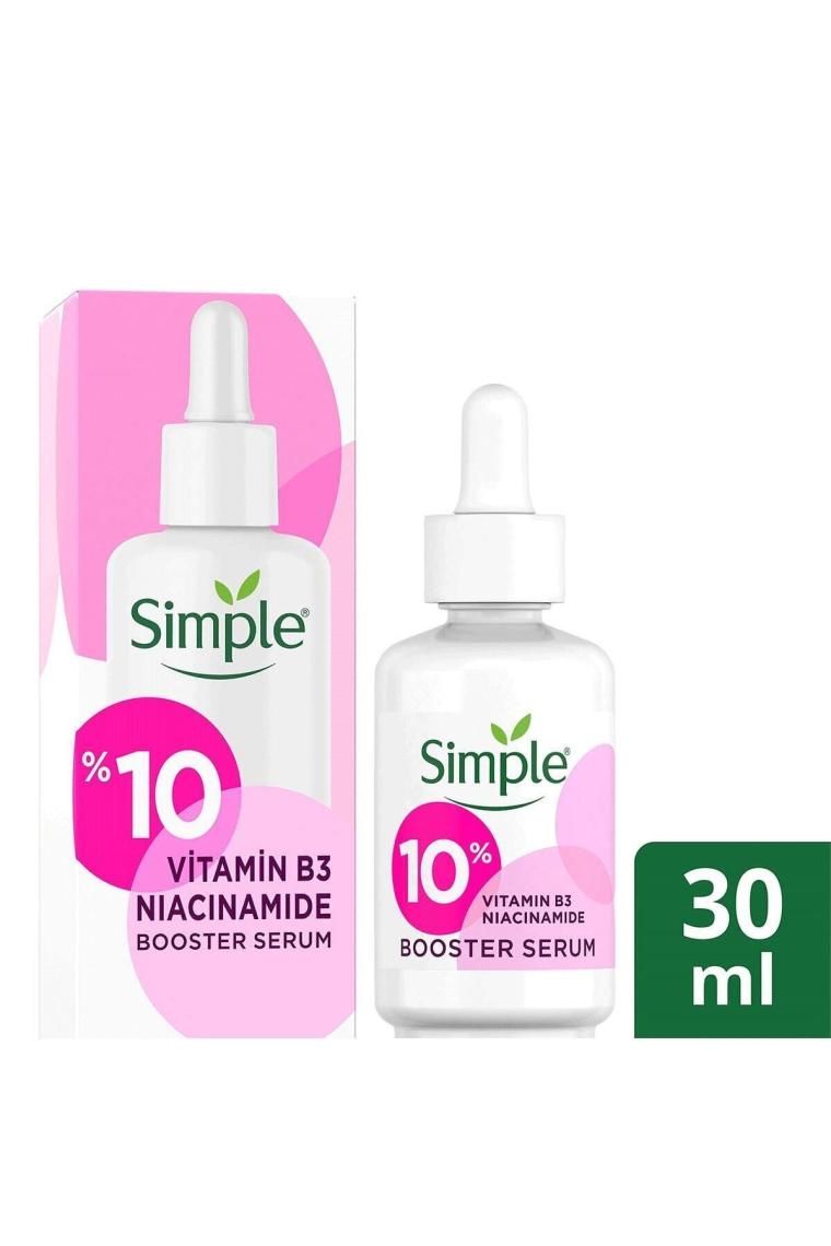 Booster Serum %10 B3 Niacinamide Vitamini Eşit Cilt Tonu ve Görünümü 30 ml