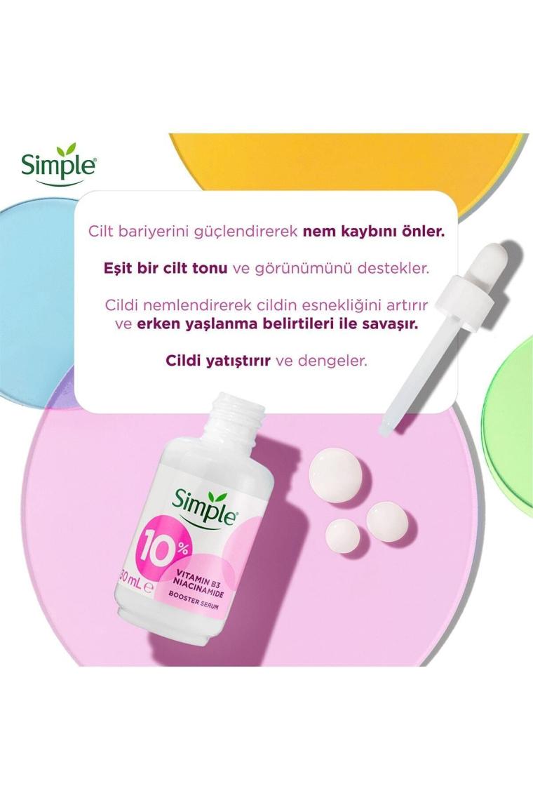 Booster Serum %10 B3 Niacinamide Vitamini Eşit Cilt Tonu ve Görünümü 30 ml