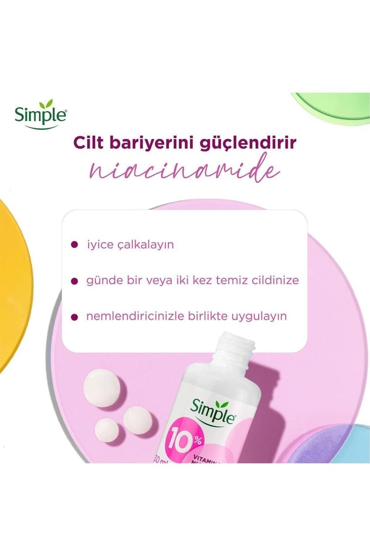 Booster Serum %10 B3 Niacinamide Vitamini Eşit Cilt Tonu ve Görünümü 30 ml