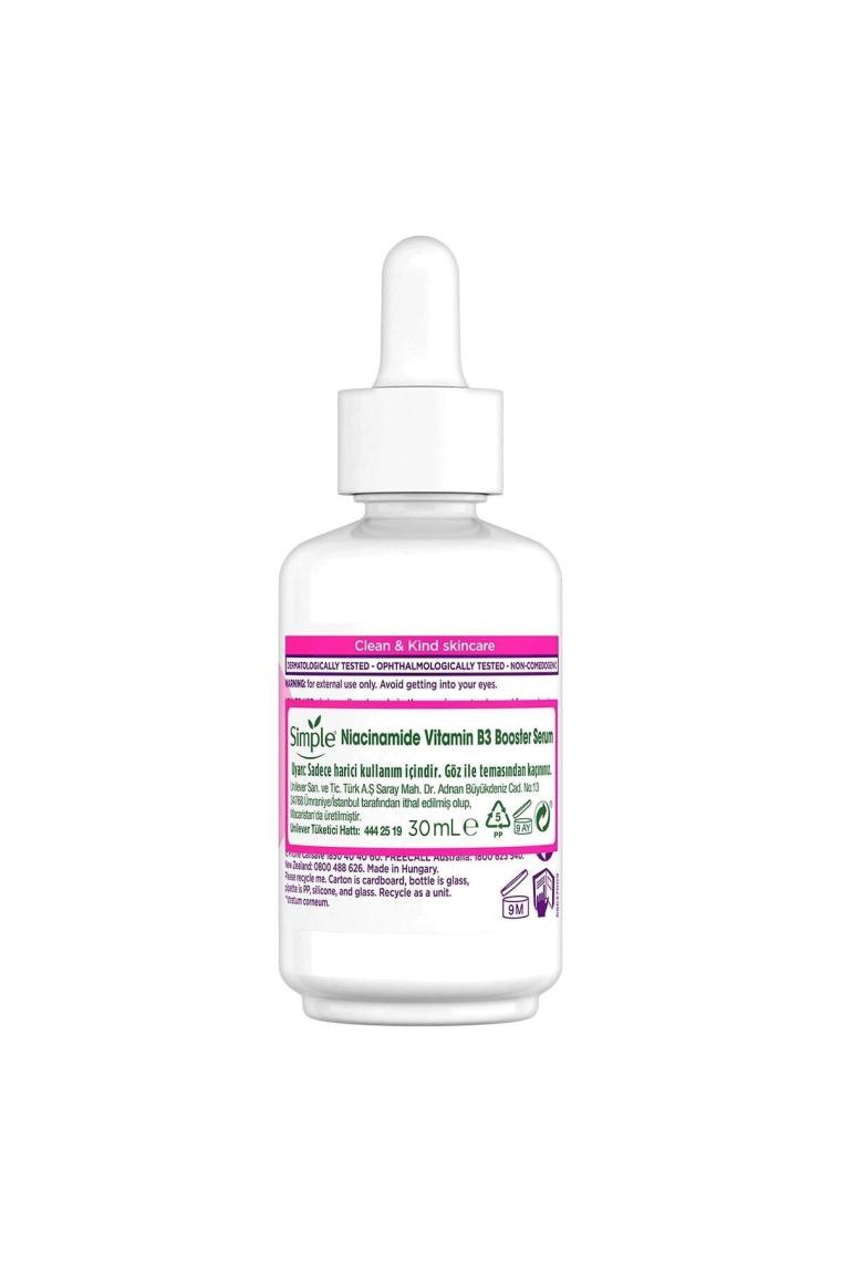 Booster Serum %10 B3 Niacinamide Vitamini Eşit Cilt Tonu ve Görünümü 30 ml