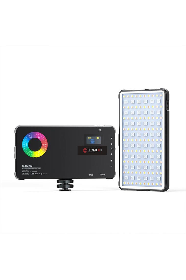 Deyatech Rgb LED Işık 8500K 4000MAH Taşınabilir Fotoğraf & Video Çekim Youtube Tiktok Ambiyans Işığı