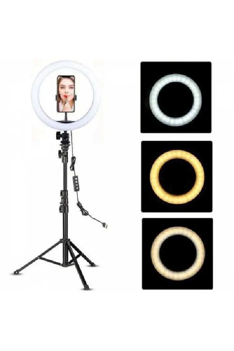 DP Youtube Kuaför Makyaj Vlogger Ring Light LED 10" 26 cm