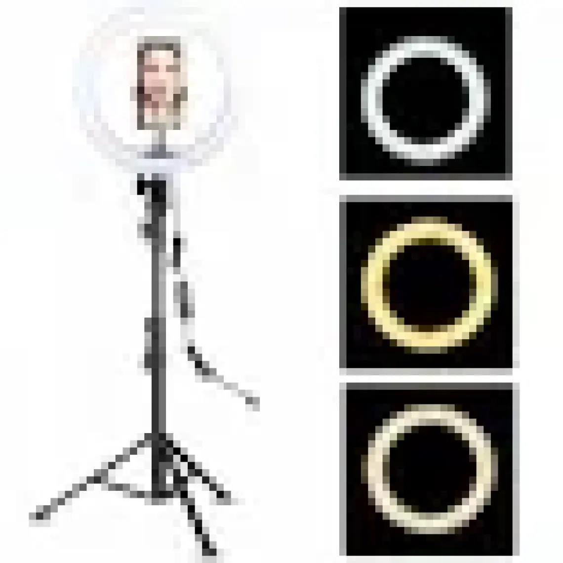 DP Youtube Kuaför Makyaj Vlogger Ring Light LED 10" 26 cm