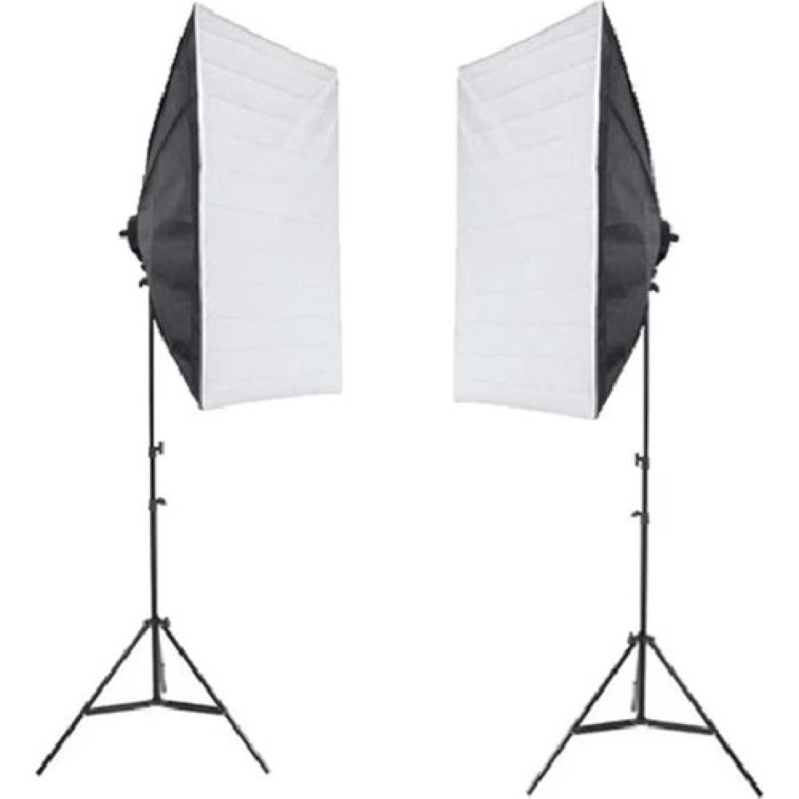 Dp 50 x 70 cm Softbox 2'li Sürekli Işık Seti Taşıma Çantalı