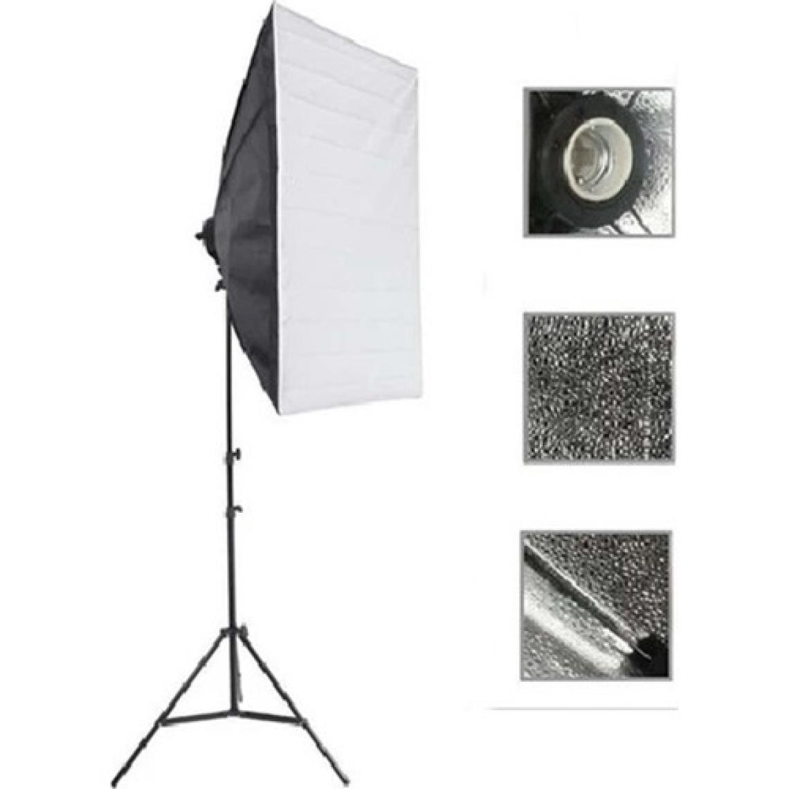 Dp 50 x 70 cm Softbox 2'li Sürekli Işık Seti Taşıma Çantalı