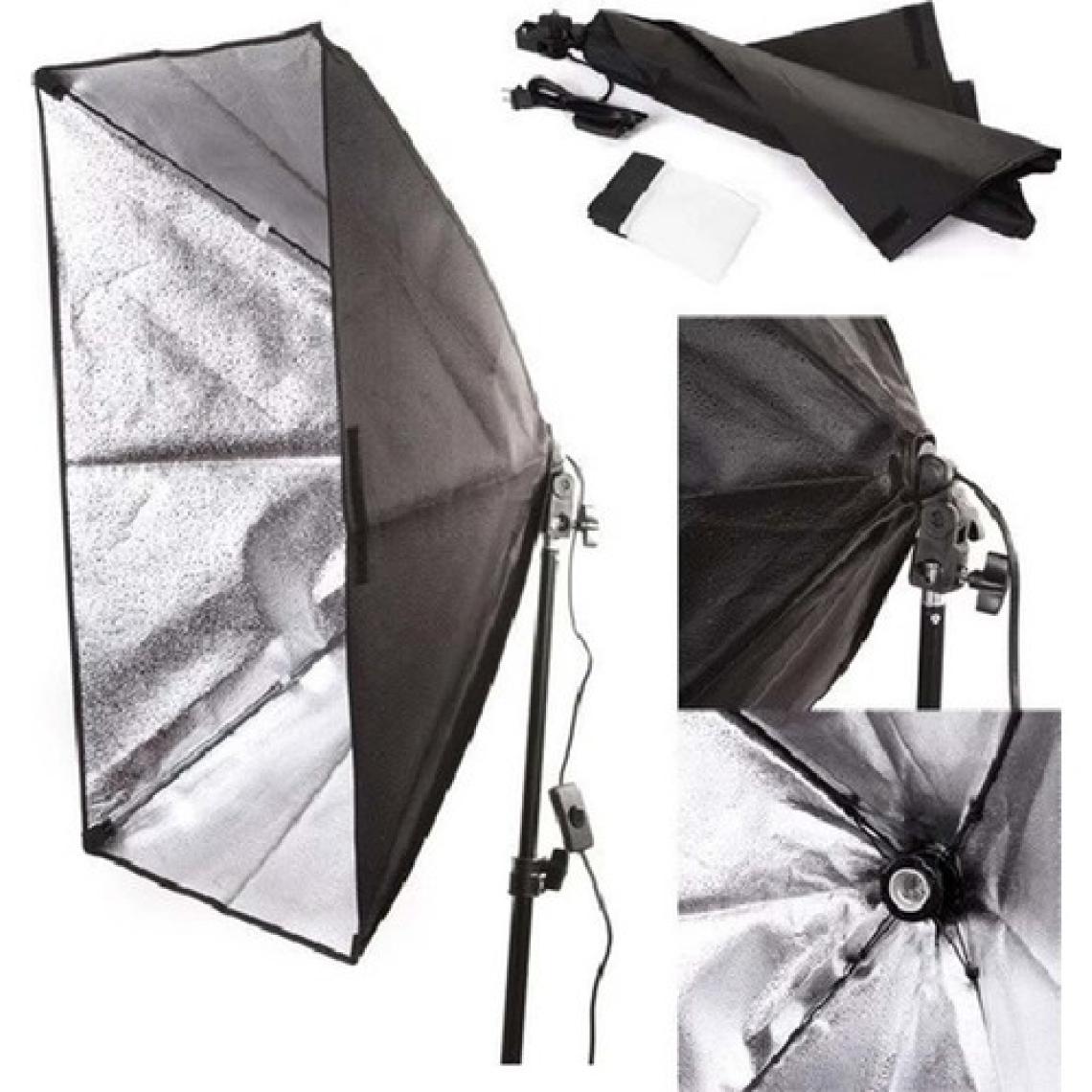 Dp 50 x 70 cm Softbox 2'li Sürekli Işık Seti Taşıma Çantalı