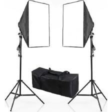 Dp 50 x 70 cm Softbox 2'li Sürekli Işık Seti Taşıma Çantalı