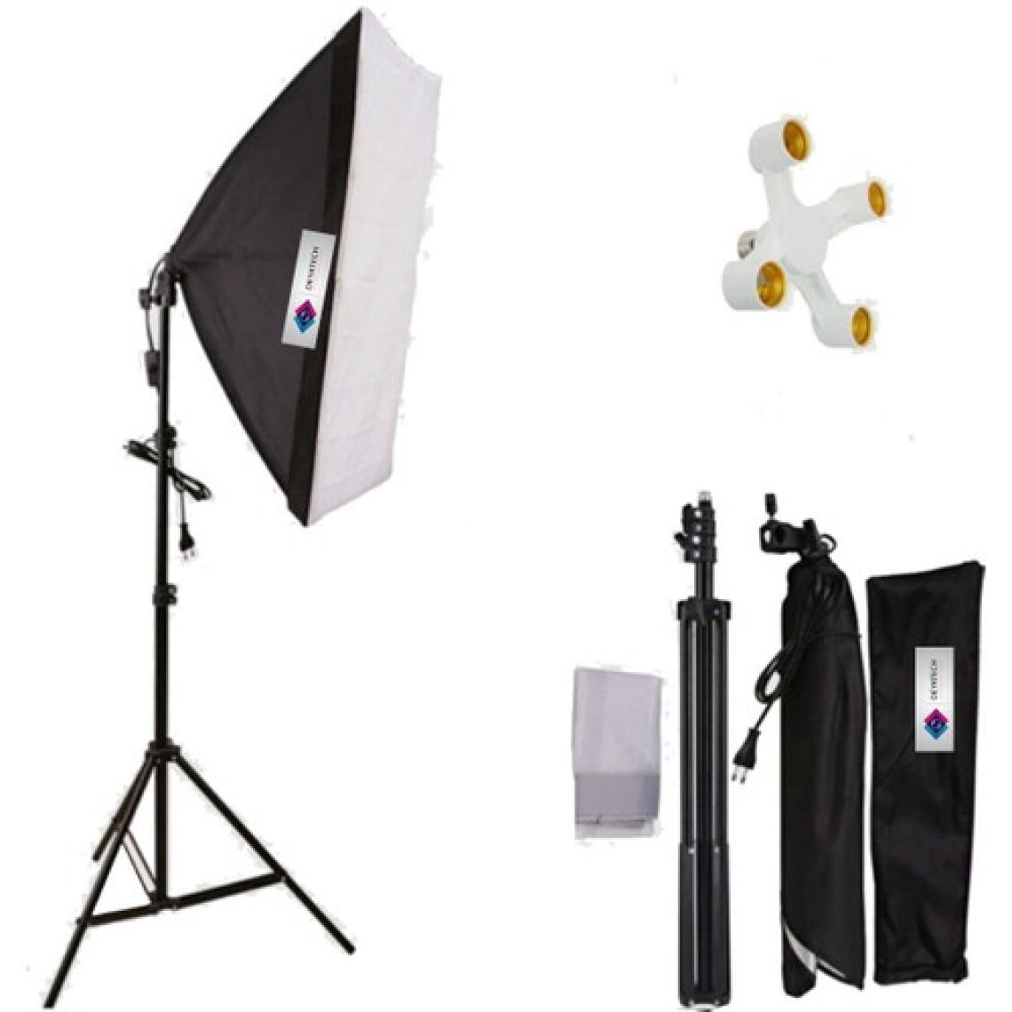 Deyatech 50X70CM Softbox 4duylu Tekli Sürekli Işık Seti