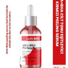 Aha Bha Cilt Tonu Eşitleyici Kırmızı Peeling Serum | Aydınlatıcı | 30 ml (AHA %10 BHA %2)