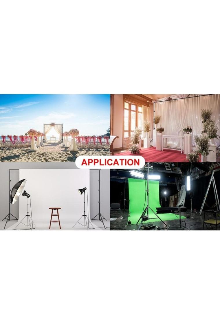 AA Plus Fon Standı Background Stand 2X2M + 4 Mandal