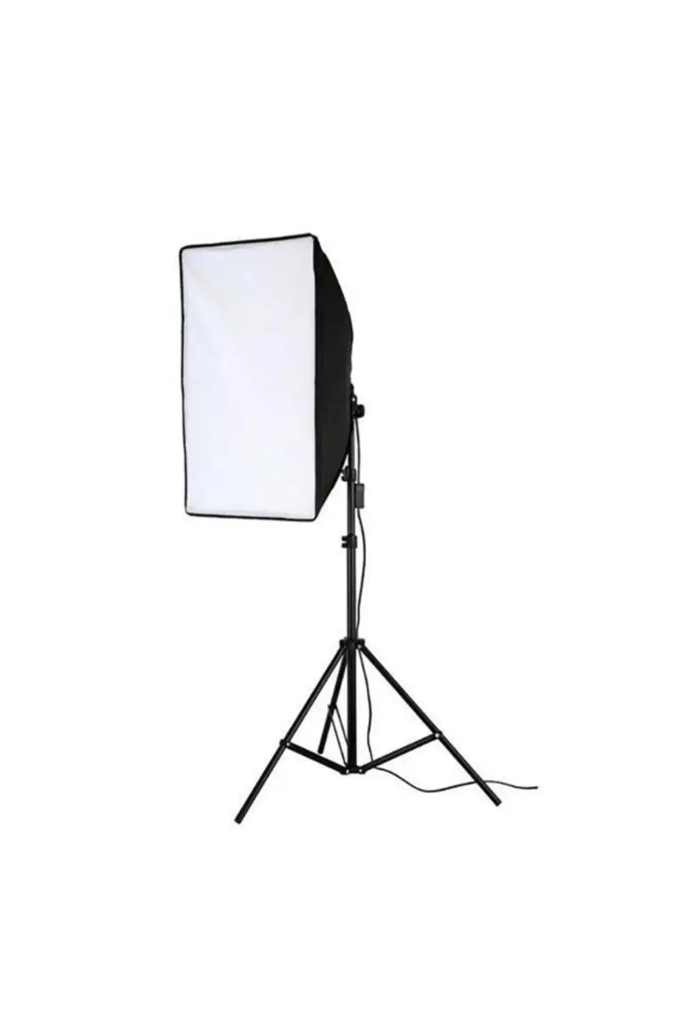 Cazip Shop  Video Softbox Sabit Işık Seti Sürekli Işık 50X70 LED Işık 200 cm Ayak 2'li Set