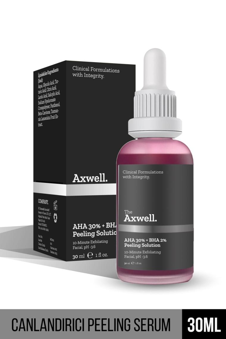 Canlandırıcı & Cilt Tonu Eşitleyici Yüz Peeling Serum 30 ml Aha 30% + Bha 2%