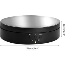Schulzz Vitrin ve Ürün Çekimi Için 360° Dönen Aynalı Sunum Standı 4 kg