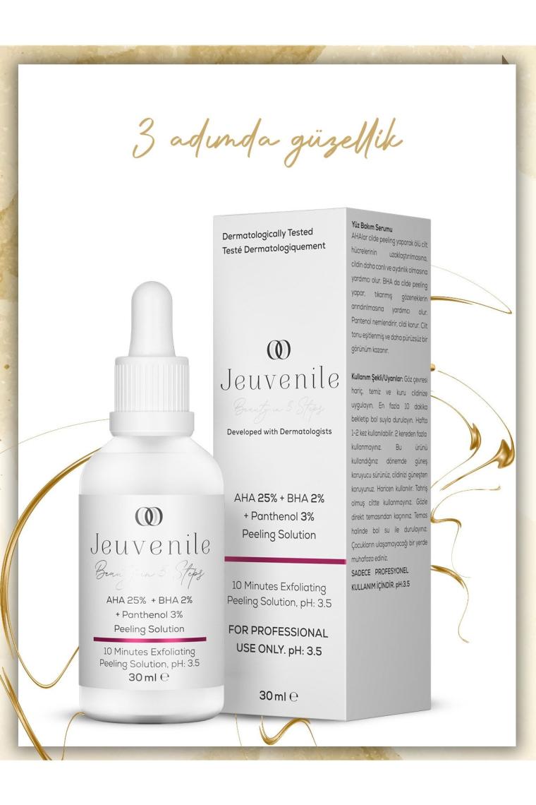 AHA %25 BHA %2 Peeling Maske Serum - Leke Karşıtı ve Cilt Tonu Eşitleyici (AHA,BHA,Pantenol)