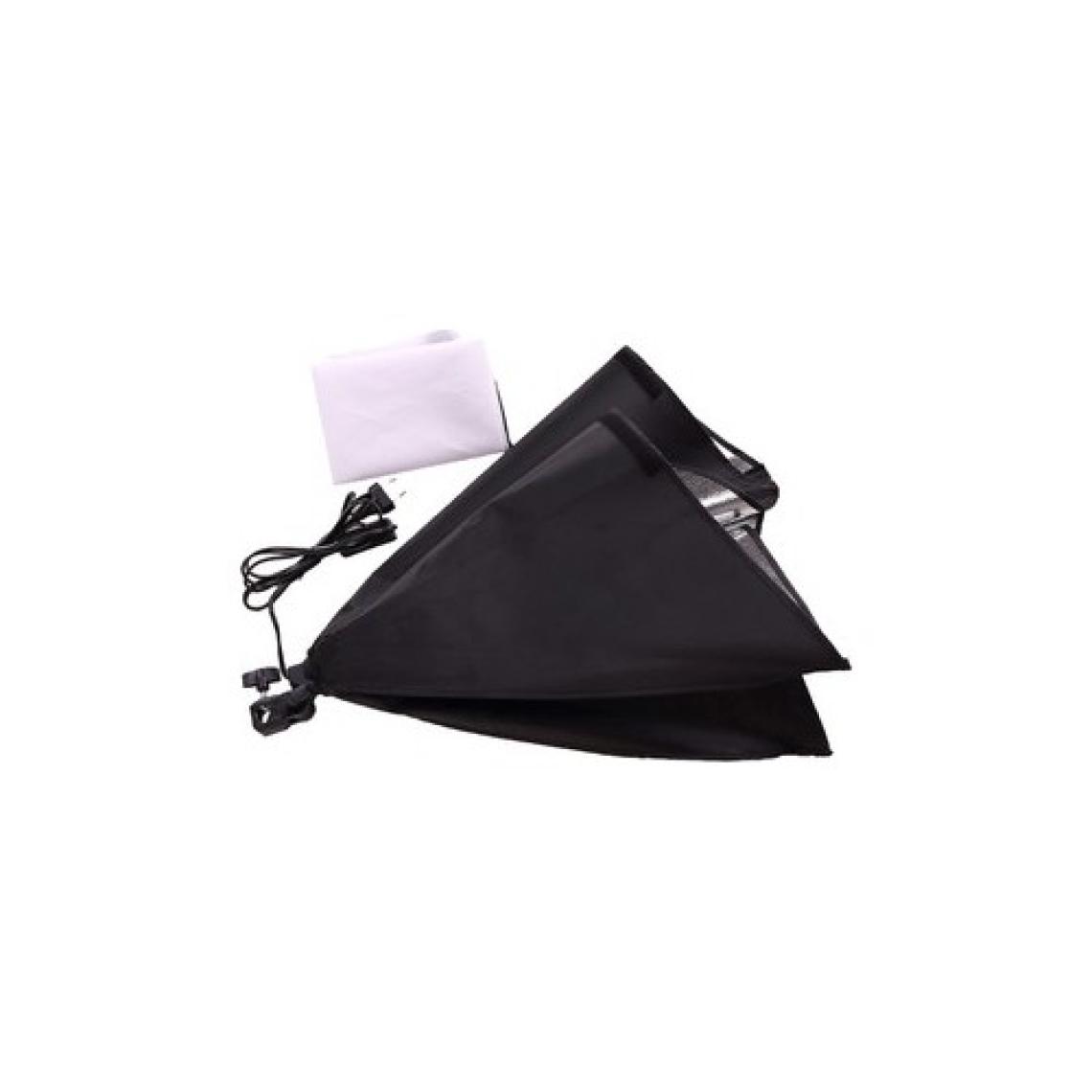 Fototek 50 x 70 cm Tek Duylu Softbox Ampüllü Tekli Sürekli Işık Seti Lambalı