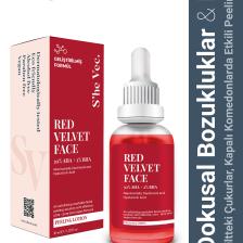 RED VELVET FACE - AHA %30 & BHA %2 Arındırıcı Cilt Tonu Eşitleyici Kırmızı Peeling Serum (30 ml)