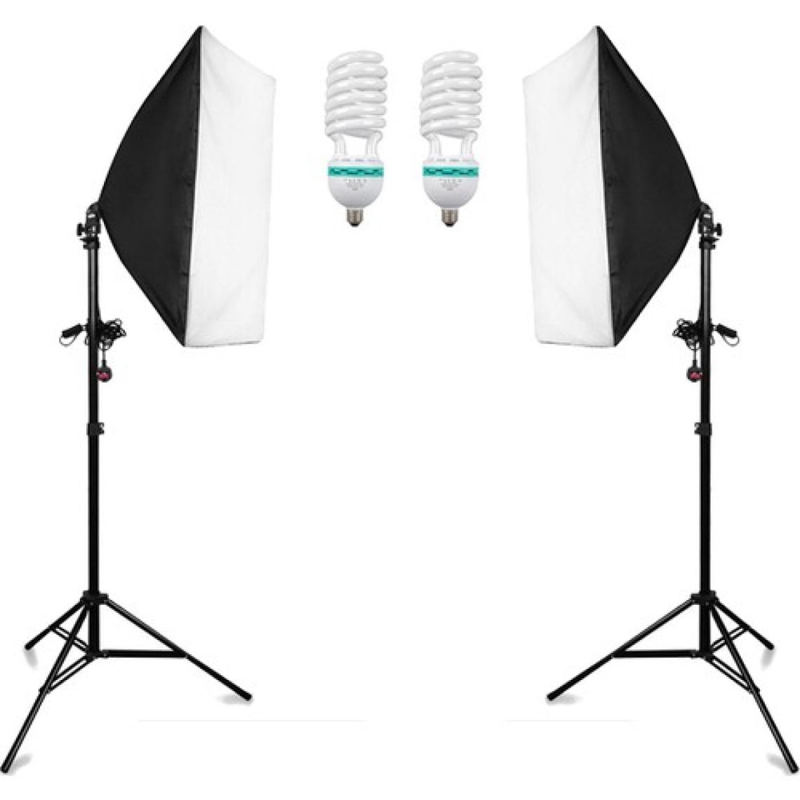 HLYPRO 50x70 Softbox İkili Sürekli Işık Seti 120w