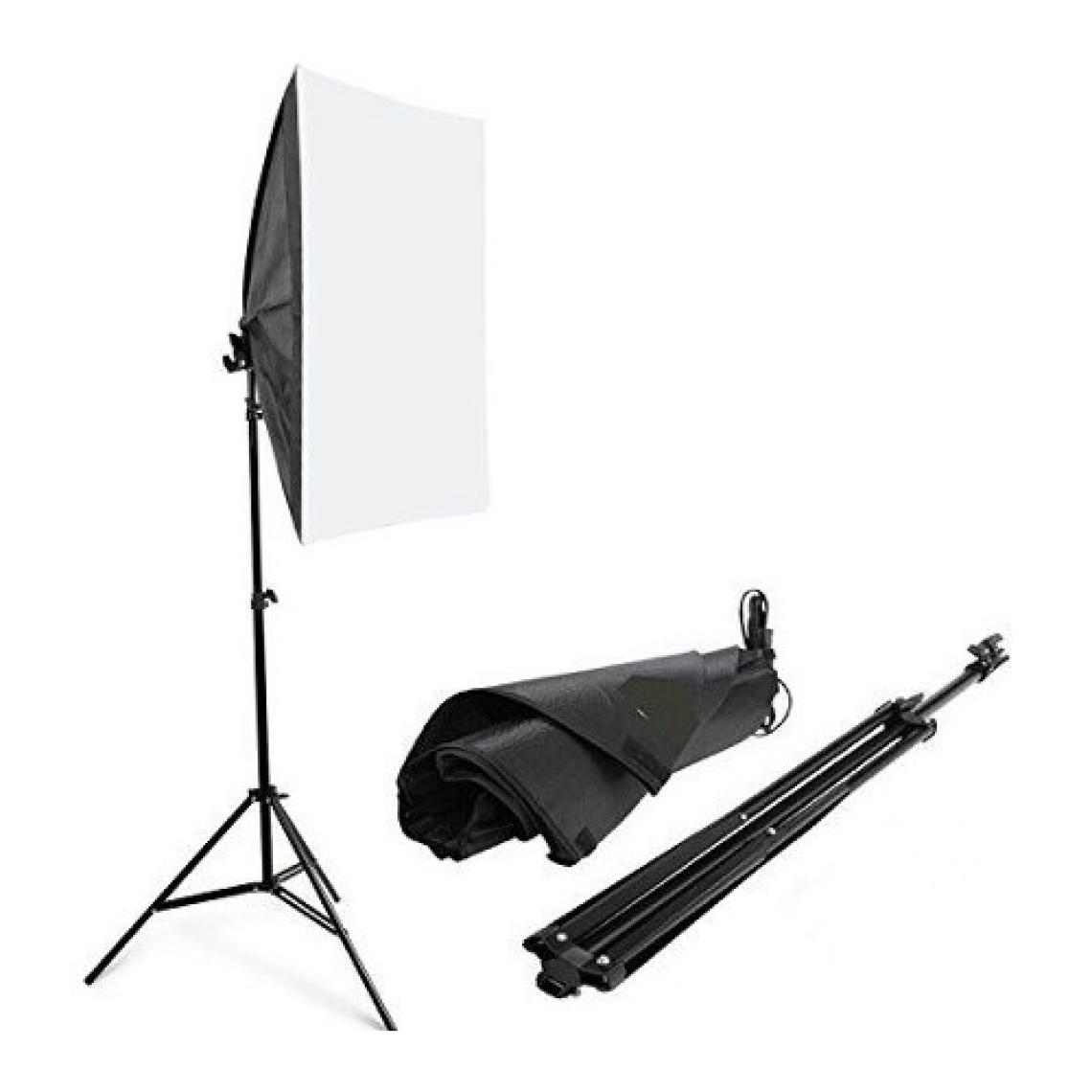 Ada Greenbox Softbox Sabit Işık Seti 50X70 cm (Lambasız)+2m Işık Ayağı