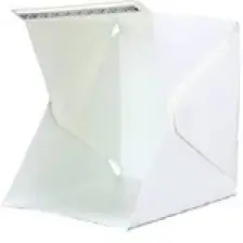 Triline Stüdyo LED Işıklı Ürün Fotoğraf Çekim Çadırı Pratik Katlanabilir  20 x 20 cm