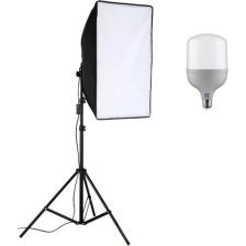 Cazip Shop  Video Softbox Sabit Işık Seti Sürekli Işık 50X70 LED Işık