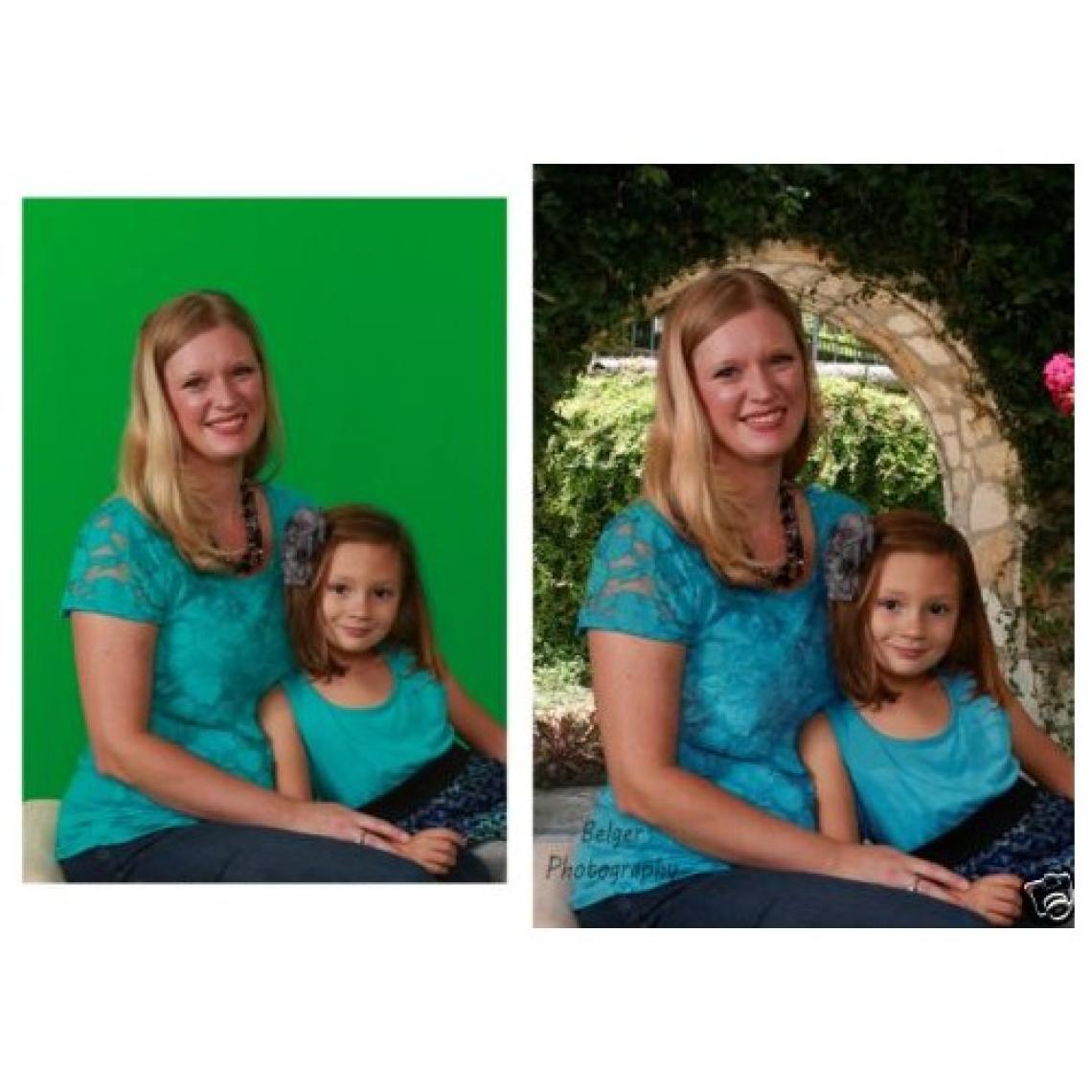 Greenbox Chromakey-  Screen- - Yeşil Fon Perde(2 X 3M)