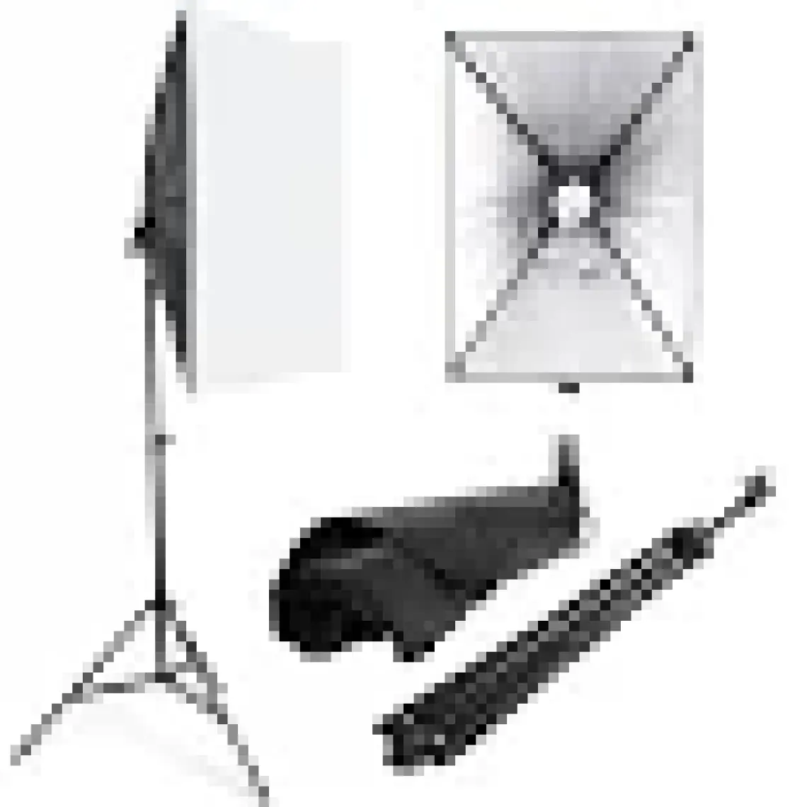 HLYPRO 50x70 Softbox Tekli Sürekli Işık Seti 60W